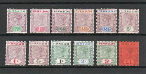 SIERRA LEONE SG 41-53 FINE M/M
