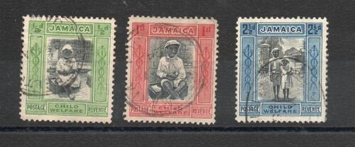 Jamaica SG 107-107c CHILD WELFARE FUND FINE USED