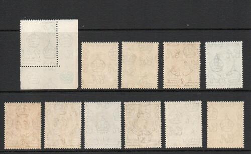 SWAZILAND SG 28-38 PERF 13.5 X 13 MNH