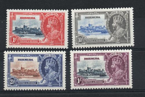 BERMUDA SG 94-97 SILVER JUBILEE M/M
