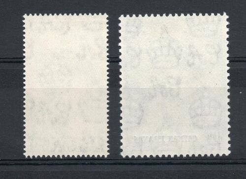 CAYMAN ISLANDS SG 129-30 ROYAL SIVER WEDDING PAIR M/M