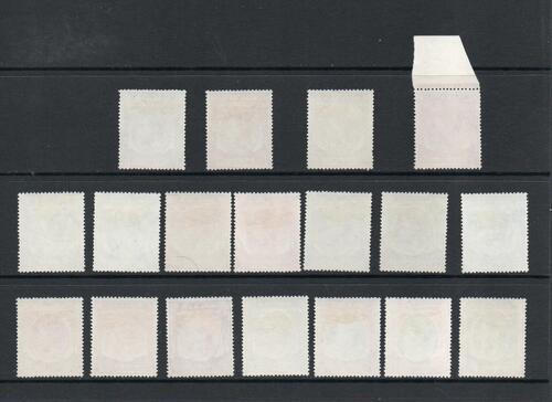 SINGAPORE SG 16-30 PERF 17X 18 SET M/M