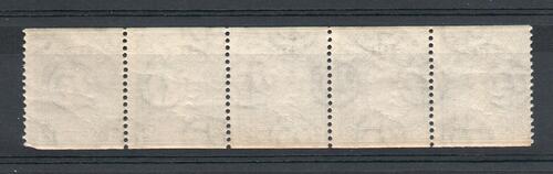 IRELAND SG 74A IMPERF X PERF 14 COIL STRIP MNH