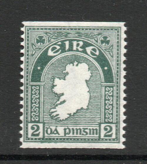IRELAND SG 74A COIL IMPERF X PERF 14 COIL STAMP MNH